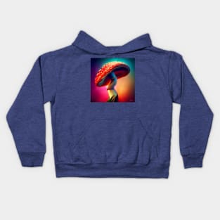 Mushroom Original Fantasy Art Kids Hoodie